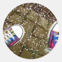 Petals and Plaid Stickers