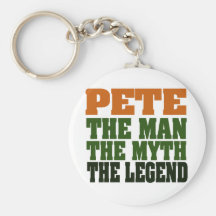 Pete - the Legend Keychain
