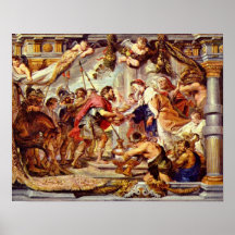 Peter Paul Rubens - Abrahams encounter Print