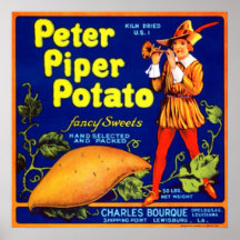 Peter Piper Potato Posters
