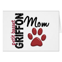 Petit Basset Griffon Mum 2 Greeting Card