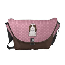 Petit Basset Griffon Vendéen Cartoon Courier Bag