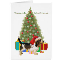 Petit Basset Griffon Vendeen Christmas Greeting Card