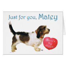 Petit Basset Griffon Vendeen LOVE Cards