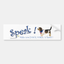 Petit Basset Griffon Vendeen Politics Bumper Stickers