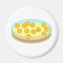 Petri Dish MRSA Fridge Magnet