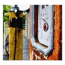 Petrol pumps photo art