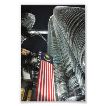 Petronas Towers at Night Photo Art