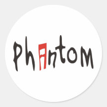 PHANTOM ROUND STICKERS