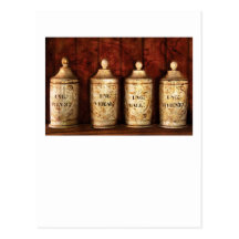 Pharmacist - Don't look in these cookie jars Postcard