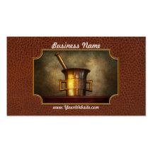 (Pharmacist - Mortarium Business Card Template