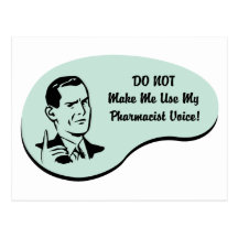Pharmacist Voice Postcards