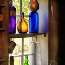 Pharmacy - Colourful glassware Cut Out