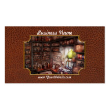 Pharmacy - Equipment - Merlin's Study Business Card Template