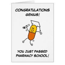 Pharmacy Graduation Greeting Card