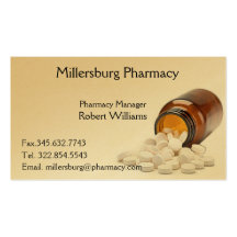 Pharmacy Pharmacist Buisness Card Business Card