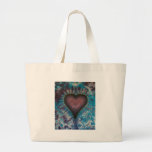 Phat Dyes - Heart - Tie Dyes Tote Bags