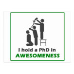 PhD in Awesomeness Post Card