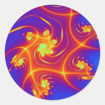 Pheonix Fractal Sticker