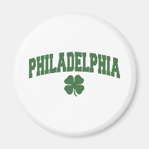 Philadelphia (Irish Shamrock) Fridge Magnets
