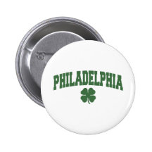 Philadelphia (Irish Shamrock) Pinback Button