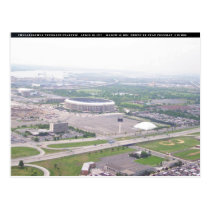 Philadelphia PA Veterans Stadium Aerial View postcards