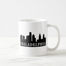 Philadelphia Skyline Coffee Mugs