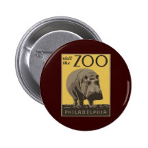Philadelphia Zoo Button