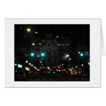 Philly Night Lights Greeting Card