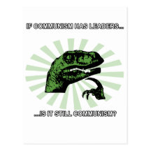 Philosoraptor Communism Post Card