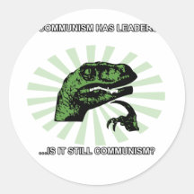 Philosoraptor Communism Stickers