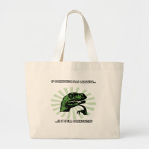 Philosoraptor Communism Tote Bags