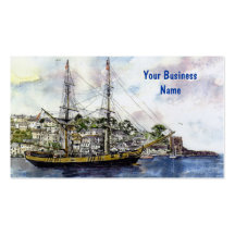 'Phoenix off Polruan' Profile Card Business Card Template