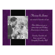 Photo 50th Wedding Anniversary Party Invitations