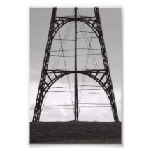 Photo Alphabet Letter A3 4x6 Black and White