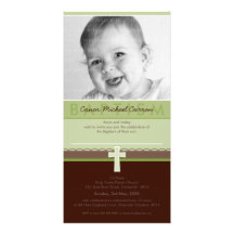 PHOTO BAPTISM INVITATIONS :: pure 6 Photo Card Template