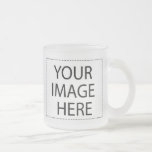 Photo beer mugs - frosted glass 10oz template