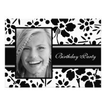 Photo Birthday Party Invitations