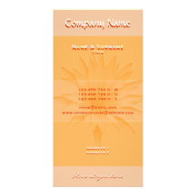 Photo cards template - customisable lillies