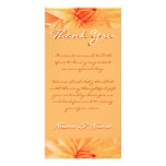 Photo cards template - customisable orange lillies