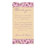 Photo cards template - customisable pink orchids