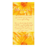 Photo cards template - customisable yellow lillies