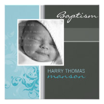 PHOTO CHRISTENING INVITES :: posh 5SQ