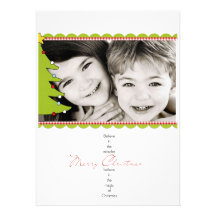 Photo Christmas Card Announcement