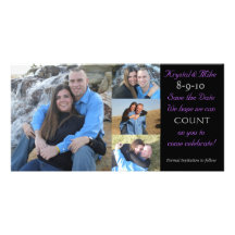 Photo Collage Save the Date Photo Cards