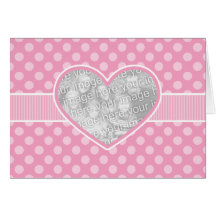 Photo Cutout Heart Valentine's Day Template Card