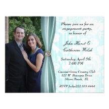 Photo engagement party Invitation