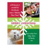 PHOTO GREETING POSTCARD :: snowflake dissection P1