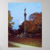 Photo,landmark in Kenosha Wisconsin Library Park Posters