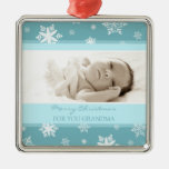 Photo Merry Christmas Grandma Ornament